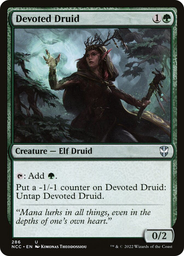 DevotedDruid__22838 Devoted Druid Streets of New Capenna Commander