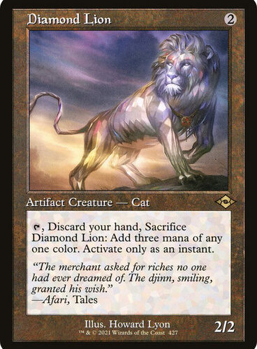 Diamond Lion (Retro Frame) Modern Horizons 2 - Retro Frame