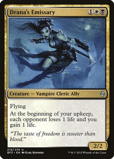 DranasEmissary__63922 Drana's Emissary Battle for Zendikar