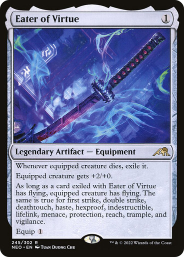 EaterOfVirtue__62023 Eater of Virtue Kamigawa: Neon Dynasty