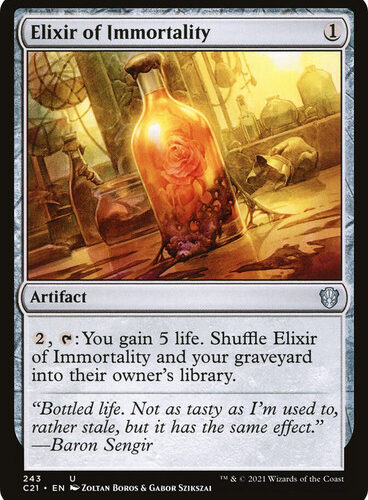 Elixir of Immortality Commander 2021