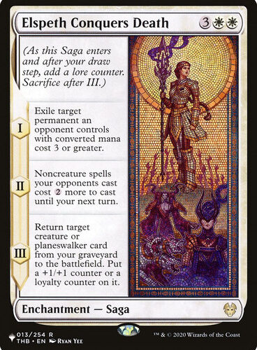 Elspeth Conquers Death Planeswalker Symbol Reprints