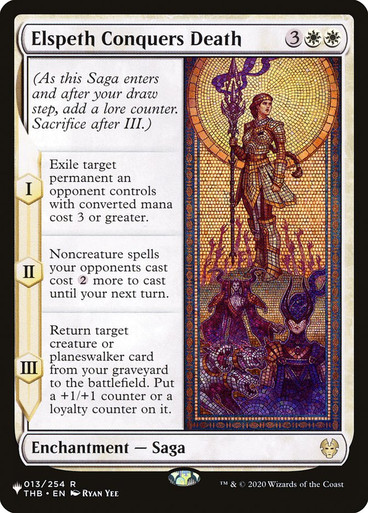 ElspethConquersDeath__55209 Elspeth Conquers Death Planeswalker Symbol Reprints