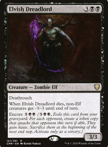 Elvish Dreadlord Commander Legends