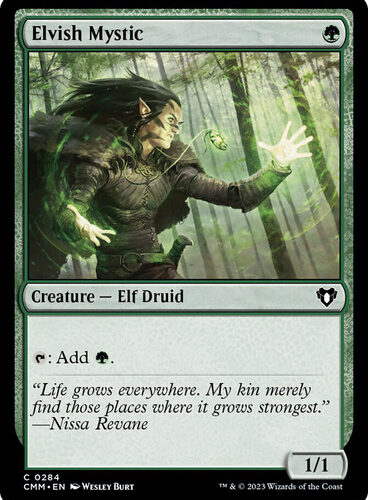 Elvish Mystic Commander Masters