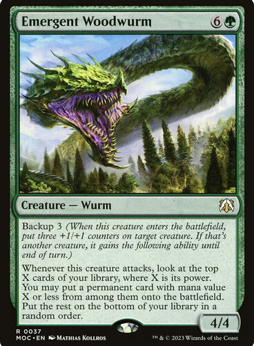 Emergent Woodwurm March of the Machine Commander