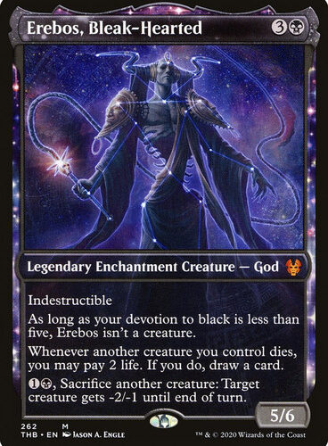 Erebos, Bleak-Hearted (Showcase) Theros Beyond Death - Variants