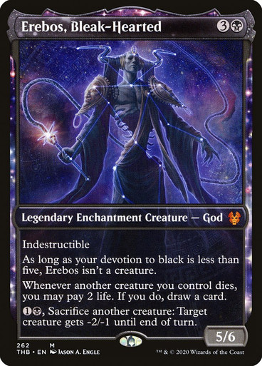 ErebosBleakhearted__31508 Erebos, Bleak-Hearted (Showcase) Theros Beyond Death - Variants
