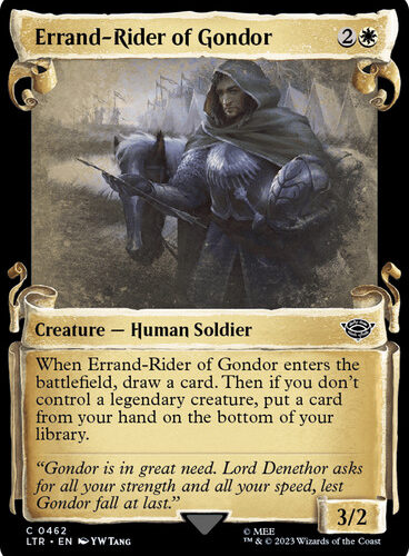 ErrandRiderOfGondor462__33344 Errand-Rider of Gondor (Showcase) The Lord of the Rings - Variants