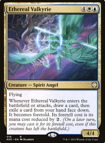 Ethereal Valkyrie Kaldheim Commander