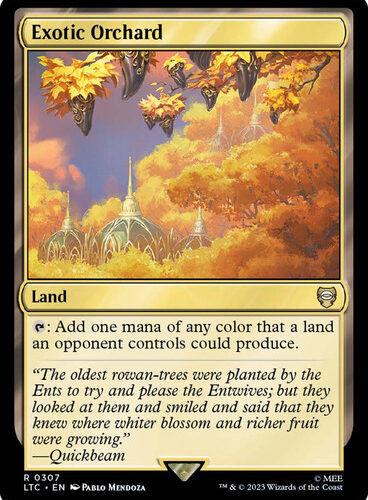 Exotic Orchard The Lord of the Rings Commander