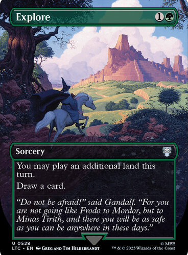 Explore (Borderless) The Lord of the Rings Commander - Variants