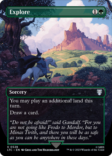 Explore (Borderless) The Lord of the Rings Commander - Variants