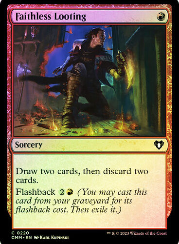 Faithless Looting Commander Masters