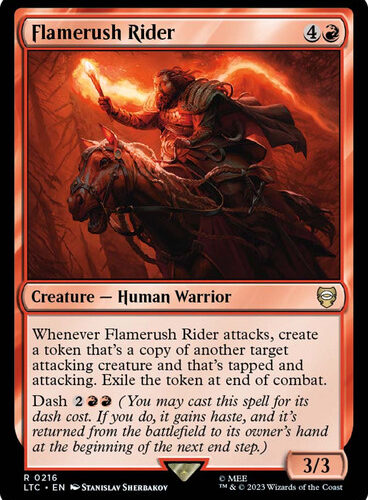 Flamerush Rider The Lord of the Rings Commander