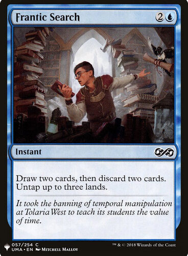 Frantic Search Planeswalker Symbol Reprints