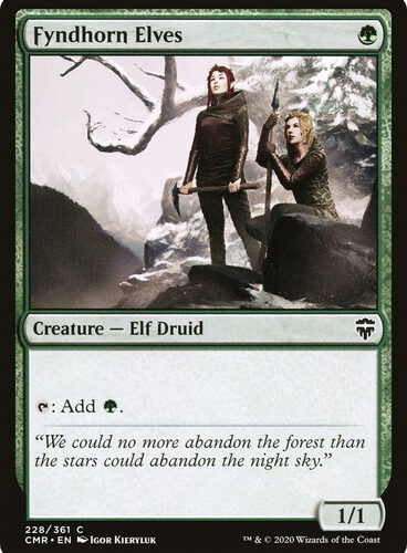 Fyndhorn Elves Commander Legends