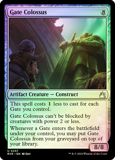 GateColossus__97247 Gate Colossus Ravnica Remastered (Foil)