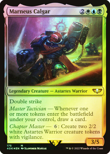 MarneusCalgar__12334 Marneus Calgar Warhammer 40,000 Commander (Foil)