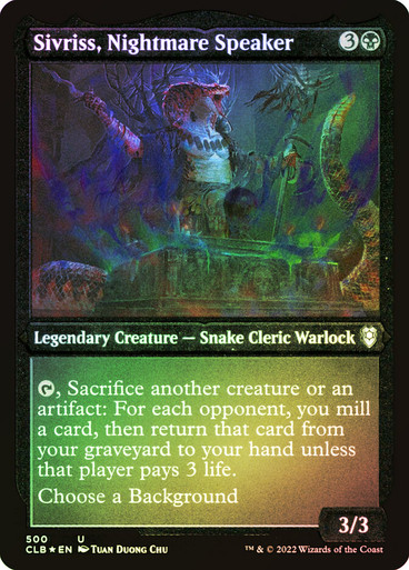 Sivriss, Nightmare Speaker