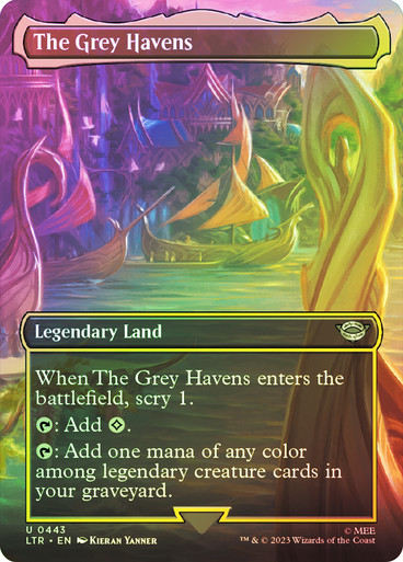 The Grey Havens (Borderless) The Lord of the Rings - Variants (Foil)