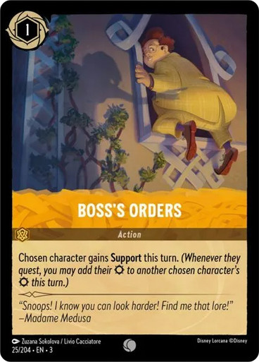 Boss's Orders 25/204