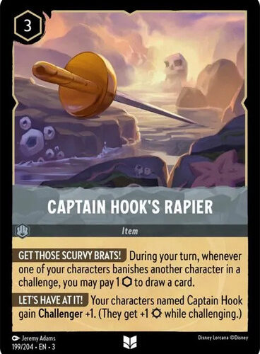 Captain Hook's Rapier Into the Inklands 199/204