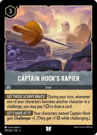 Captain Hook's Rapier Into the Inklands 199/204