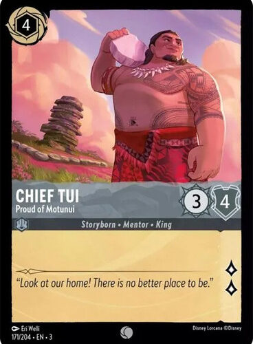 Chief Tui - Proud of Motunui Into the Inklands 171/204