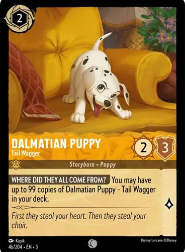 Dalmatian Puppy - Tail Wagger (#004b)