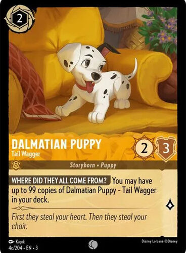 Dalmatian Puppy - Tail Wagger (#004c)