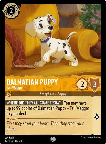 Dalmatian Puppy - Tail Wagger (#004d)