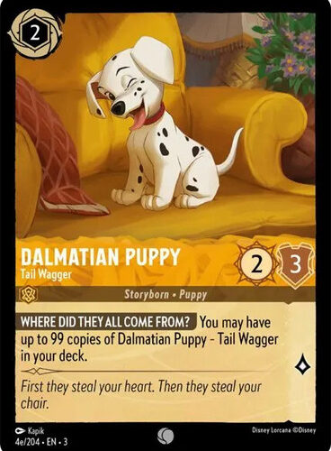 Dalmatian Puppy - Tail Wagger (#004e)