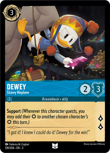 dewey-showy-nephew__81136 Dewey - Showy Nephew Into the Inklands 139/204