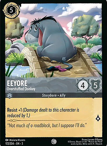 Eeyore - Overstuffed Donkey Into the Inklands 172/204