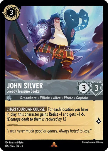 john-silver-greedy-treasure-seeker__73943 John Silver - Greedy Treasure Seeker Into the Inklands 176/204