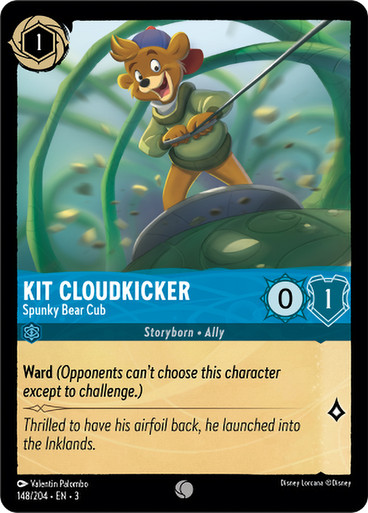 kit-cloudkicker-spunky-bear-cub__93146 Kit Cloudkicker - Spunky Bear Cub Into the Inklands 146/204
