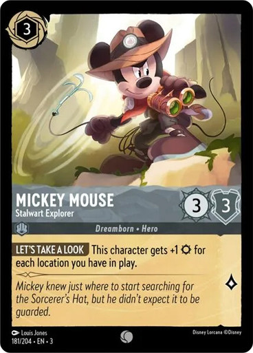 Mickey Mouse - Stalwart Explorer Into the Inklands 181/204