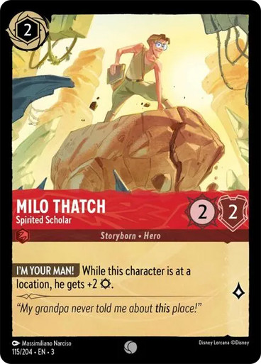 Milo Thatch - Spirited Scholar Into the Inklands