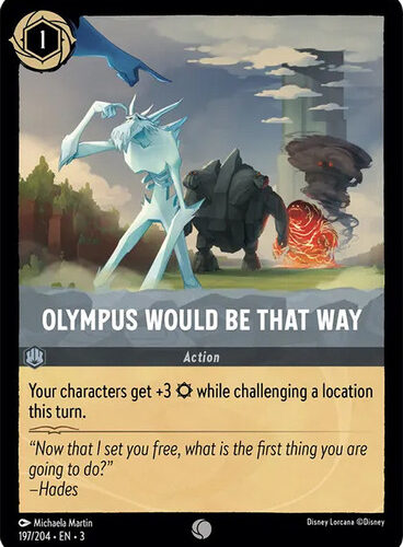 Olympus Would Be That Way Into the Inklands 197/204