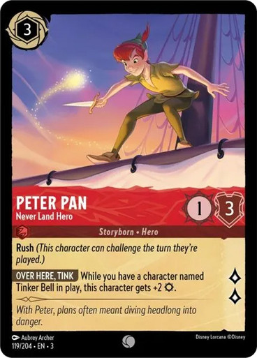 Peter Pan - Never Land Hero Into the Inklands 119/204