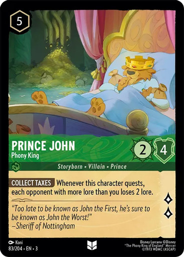 Prince John - Phony King 83/204