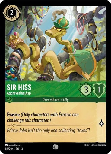 Sir Hiss - Aggravating Asp  86/204