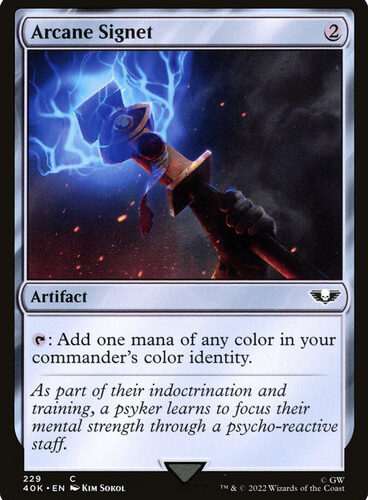 Arcane Signet (#229) Warhammer 40,000 Commander