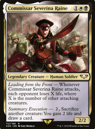 Commissar Severina Raine Warhammer 40,000 Commander