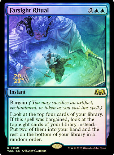 FarsightRitual__14858 Farsight Ritual (Promo Pack) (Wilds of Eldraine) Promo: Planeswalker Stamped