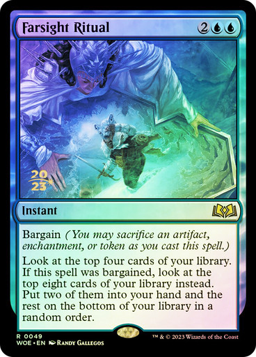 FarsightRitual__14858 Farsight Ritual (Promo Pack) (Wilds of Eldraine) Promo: Planeswalker Stamped