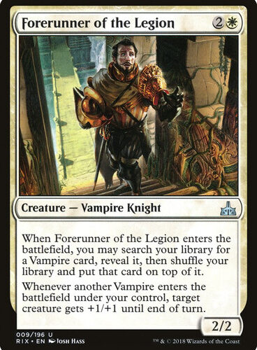 Forerunner of the Legion Rivals of Ixalan