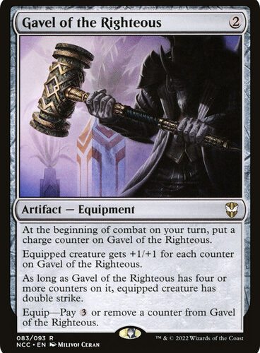 Gavel of the Righteous Streets of New Capenna Commander