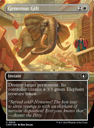 Generous Gift (Borderless) Commander Masters - Variants
